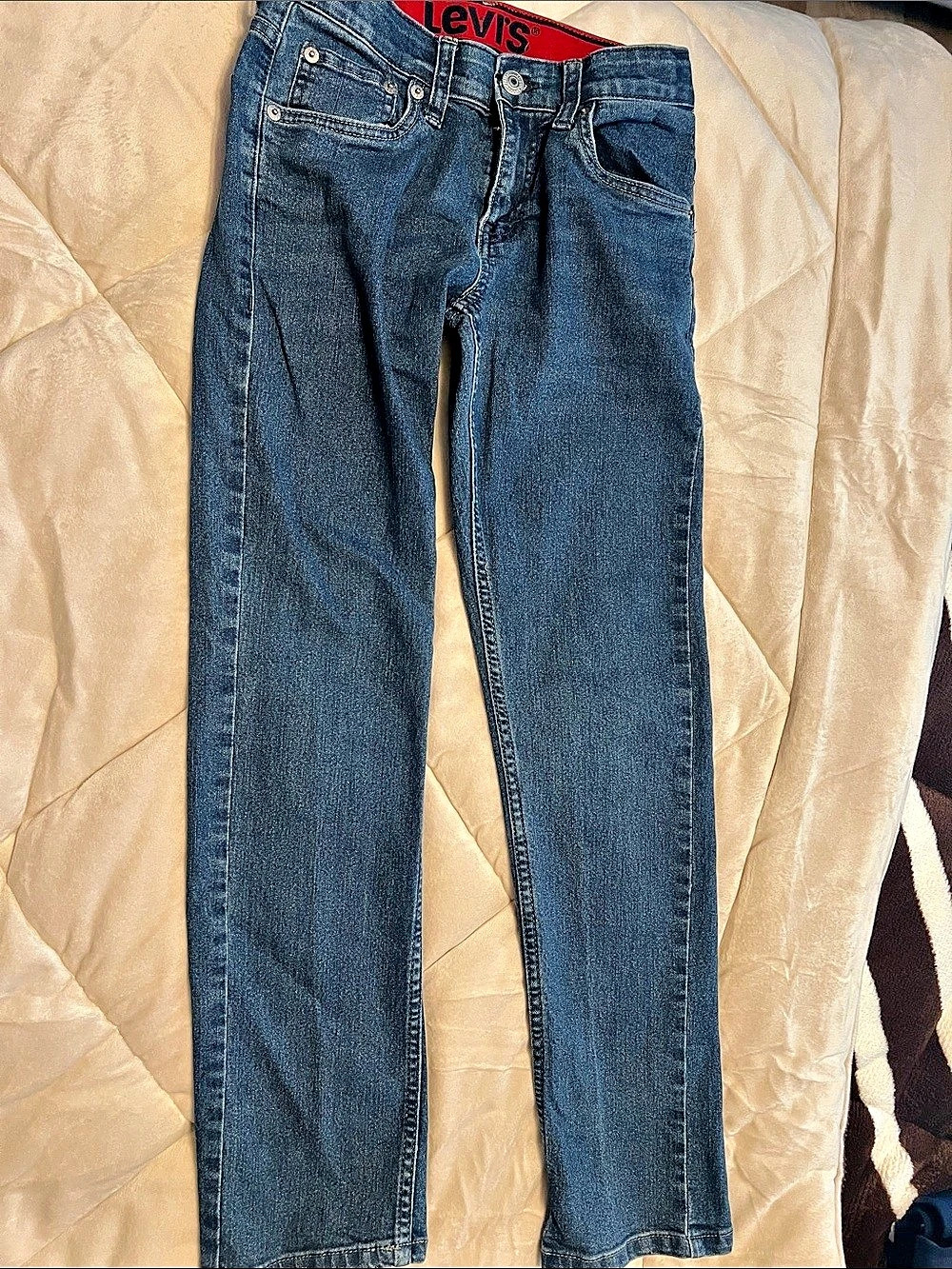 Levi's Boys Straight Blue Jeans Waist 12 Reg